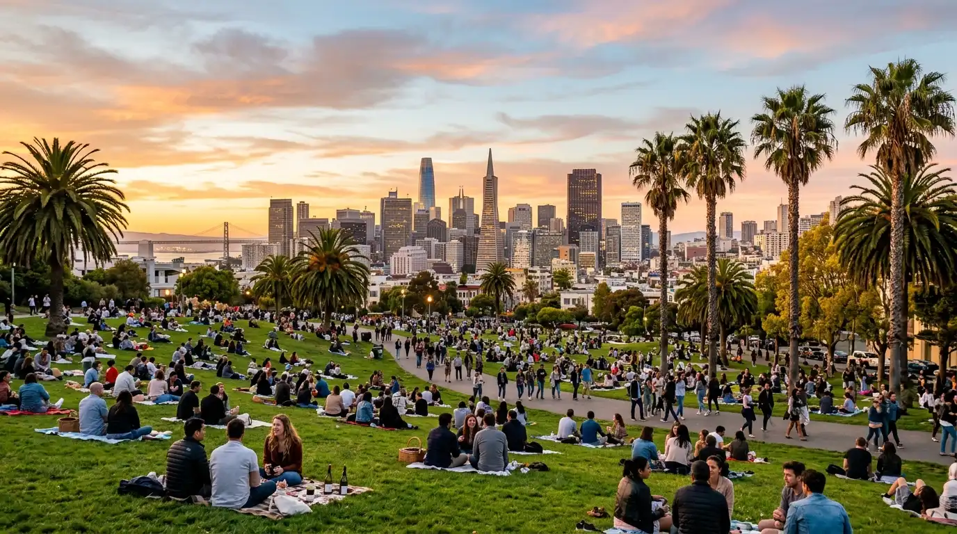People picnicking